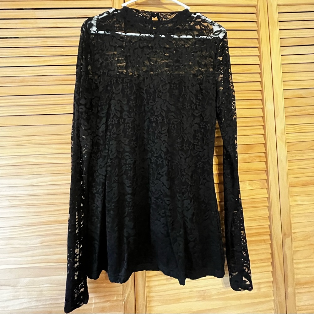 Black Lace Top